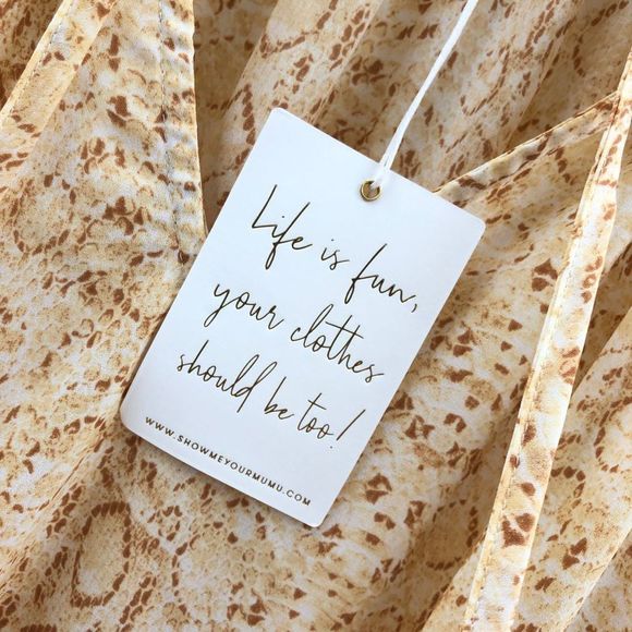 Show Me Your MuMu Beige Floral Mini Dress - Picture 5 of 11